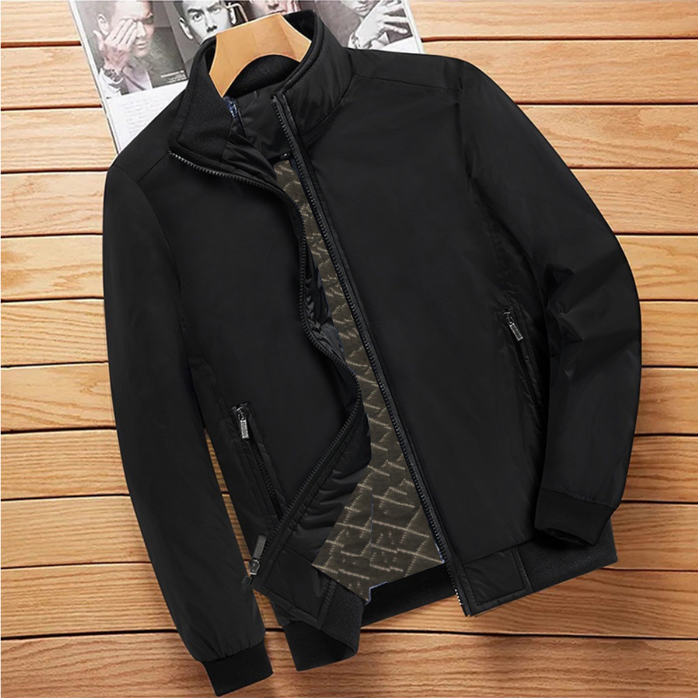 Áo Khoác Nam Chống Thấm Nước Có Túi Trong Kèm Túi Khóa Kéo Phong Cách Trẻ Trung